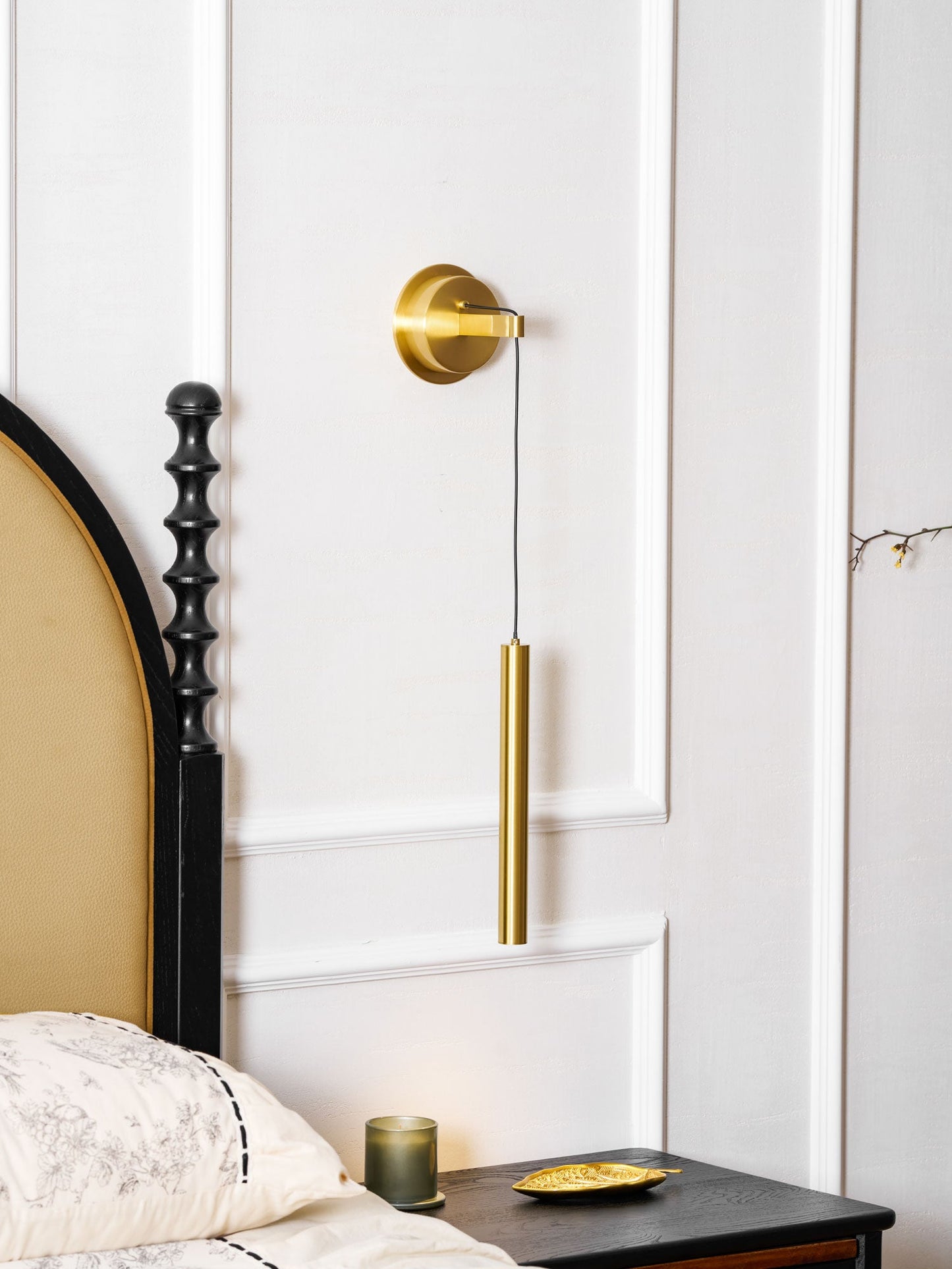 Brass Line Wall Light - Adjustable Angle & Energy-Efficient LED