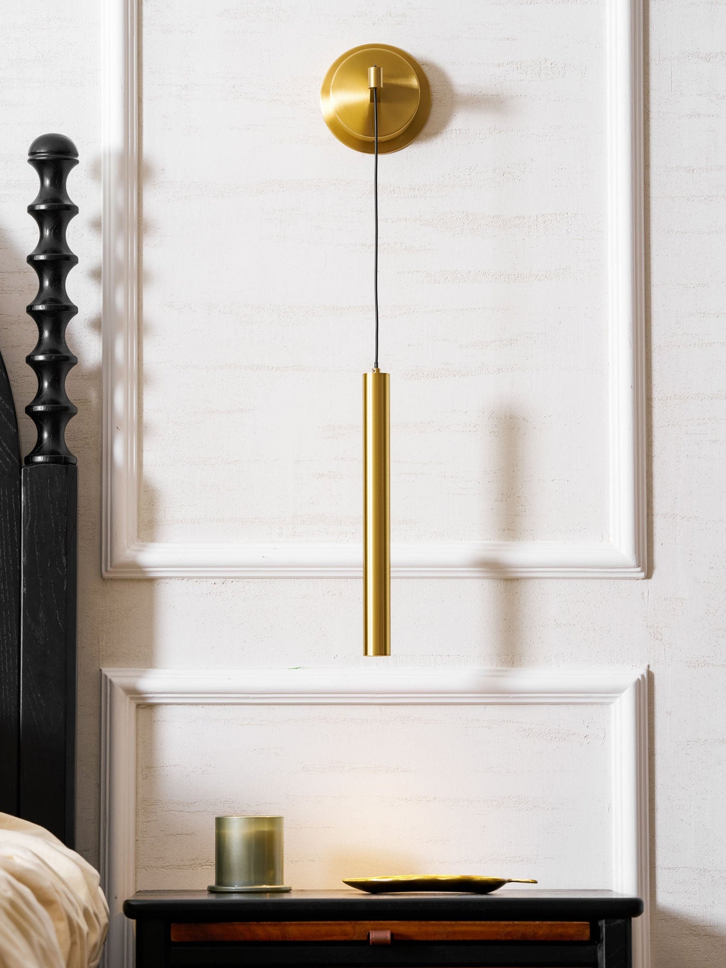 Brass Line Wall Light - Adjustable Angle & Energy-Efficient LED