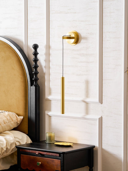 Brass Line Wall Light - Adjustable Angle & Energy-Efficient LED