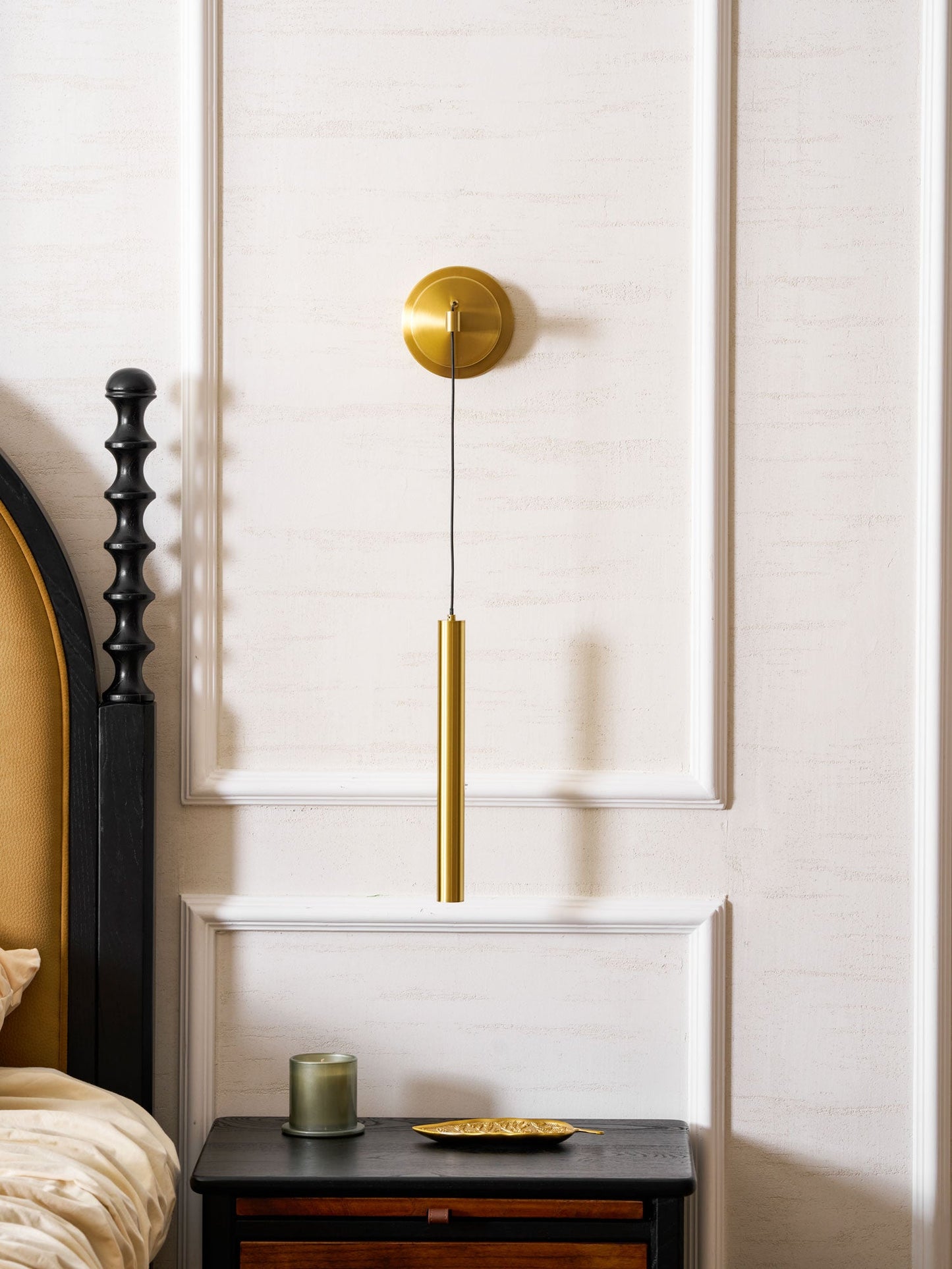 Brass Line Wall Light - Adjustable Angle & Energy-Efficient LED