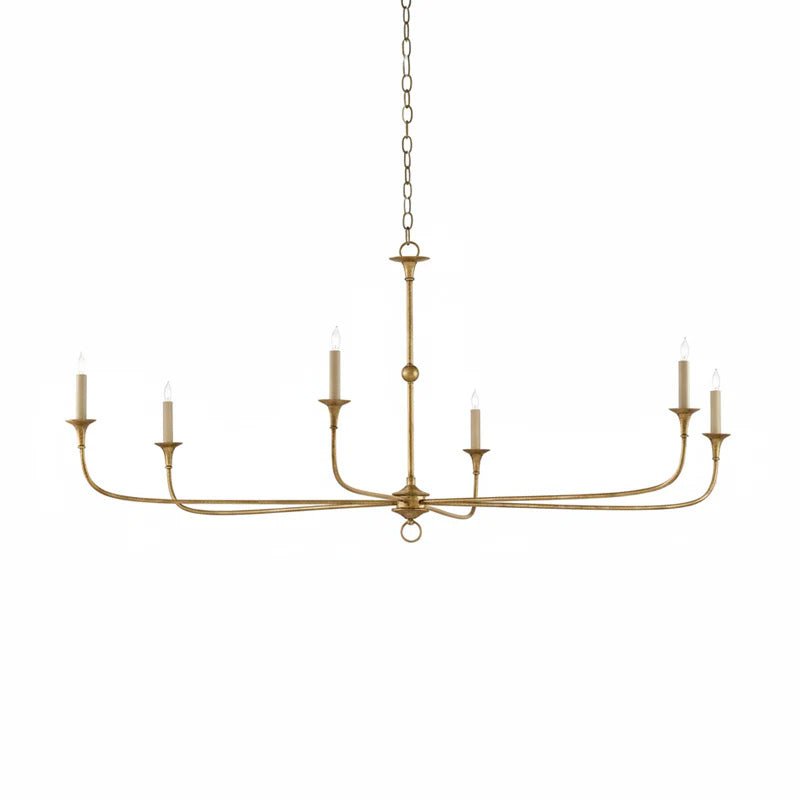 Elara Candle Chandelier - Elegant Design with Adjustable Height & LED