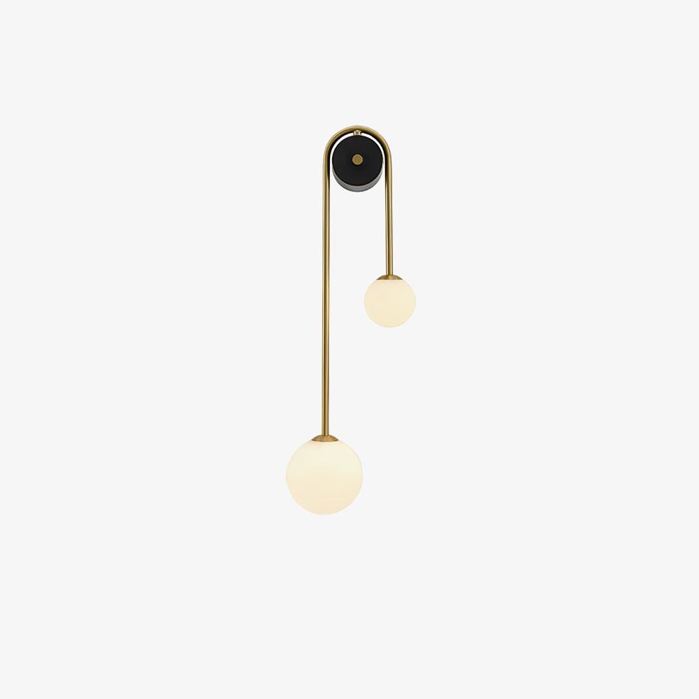 Brass Arc Wall Light - Adjustable Arm & Energy-Efficient LED Design