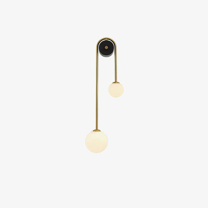 Brass Arc Wall Light - Adjustable Arm & Energy-Efficient LED Design