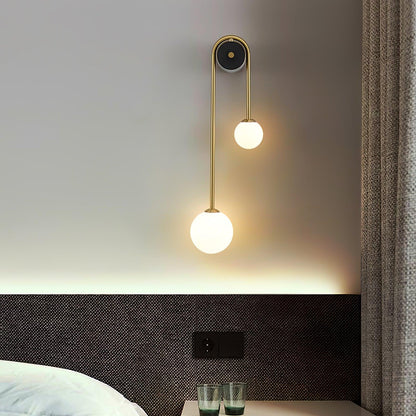 Brass Arc Wall Light - Adjustable Arm & Energy-Efficient LED Design