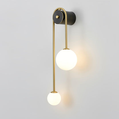 Brass Arc Wall Light - Adjustable Arm & Energy-Efficient LED Design
