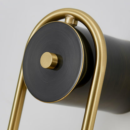 Brass Arc Wall Light - Adjustable Arm & Energy-Efficient LED Design