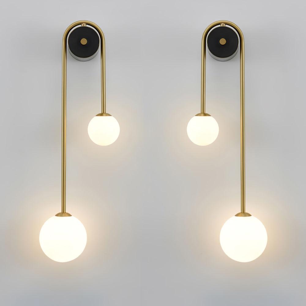 Brass Arc Wall Light - Adjustable Arm & Energy-Efficient LED Design