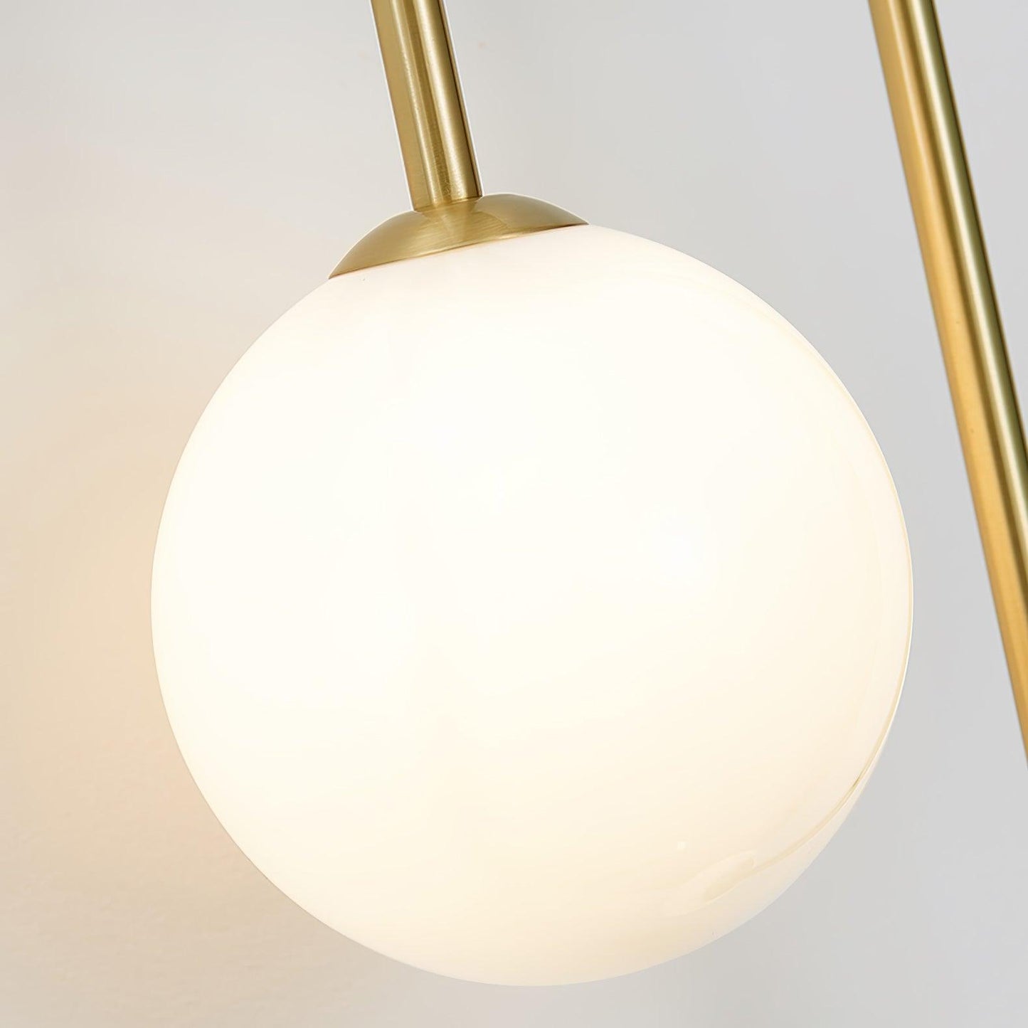 Brass Arc Wall Light - Adjustable Arm & Energy-Efficient LED Design