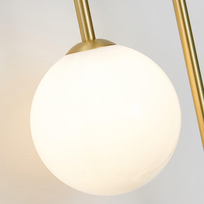 Brass Arc Wall Light - Adjustable Arm & Energy-Efficient LED Design