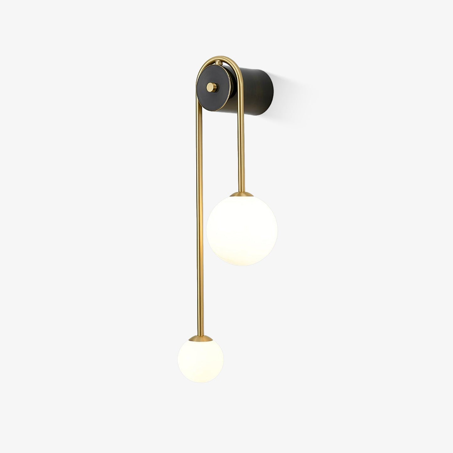 Brass Arc Wall Light - Adjustable Arm & Energy-Efficient LED Design