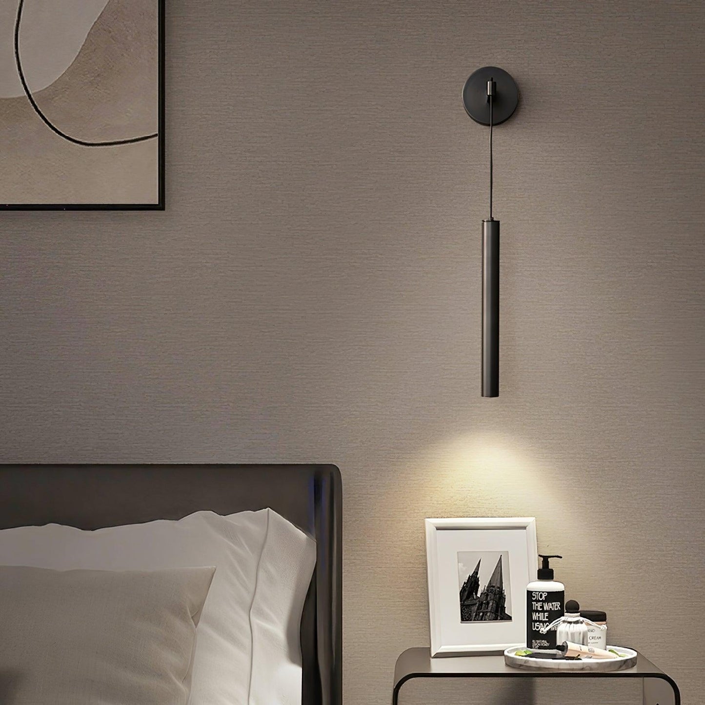 Brass Line Wall Light - Adjustable Angle & Energy-Efficient LED