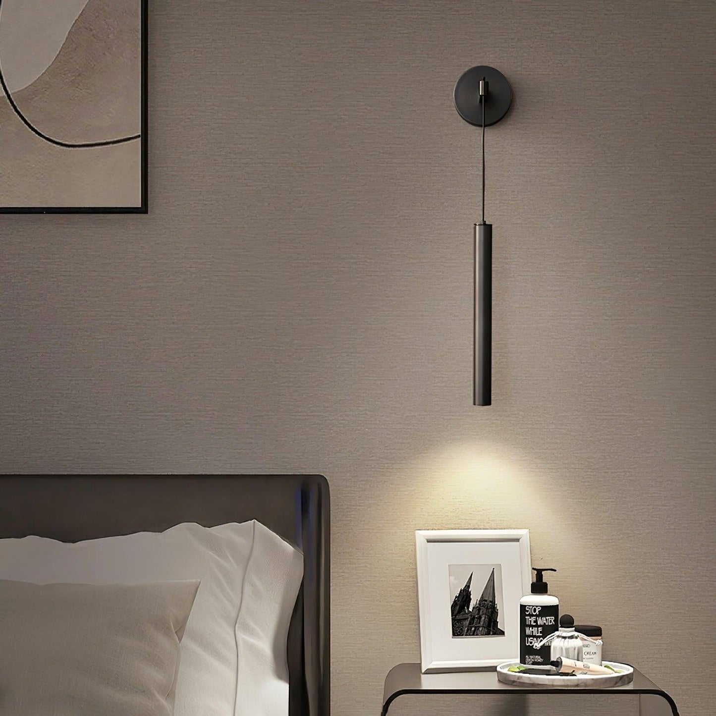 Brass Line Wall Light - Adjustable Angle & Energy-Efficient LED