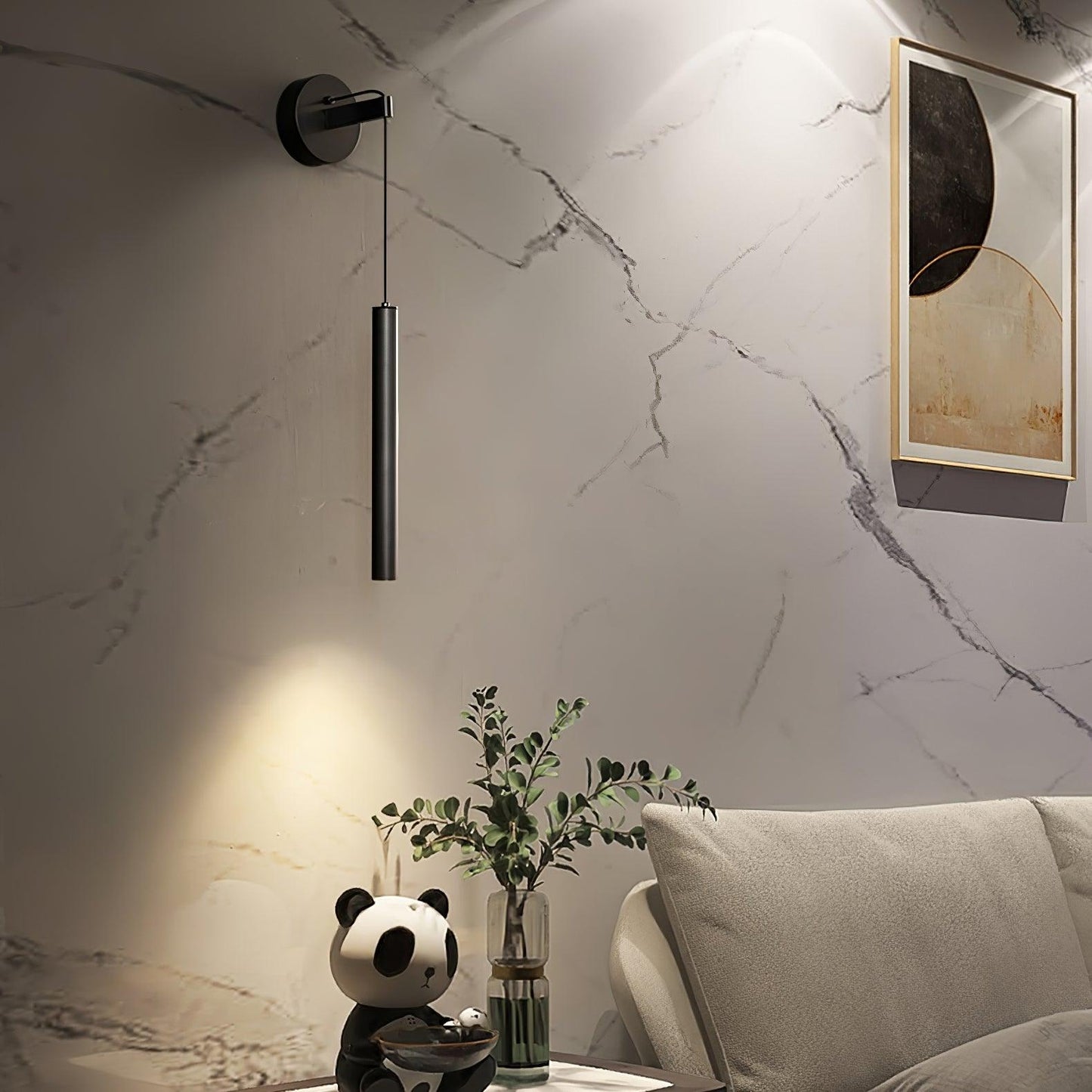 Brass Line Wall Light - Adjustable Angle & Energy-Efficient LED