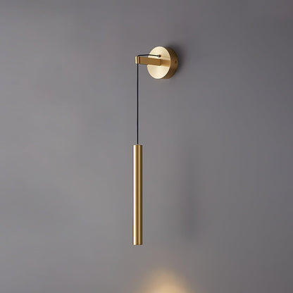 Brass Line Wall Light - Adjustable Angle & Energy-Efficient LED