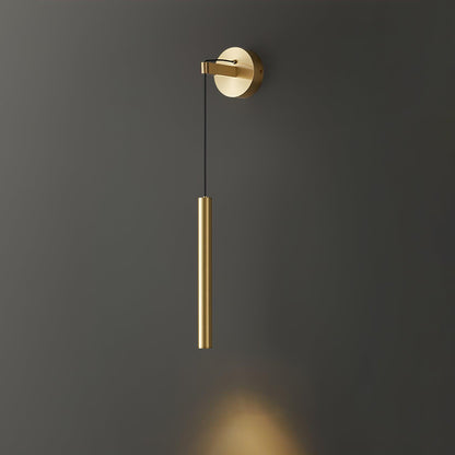 Brass Line Wall Light - Adjustable Angle & Energy-Efficient LED