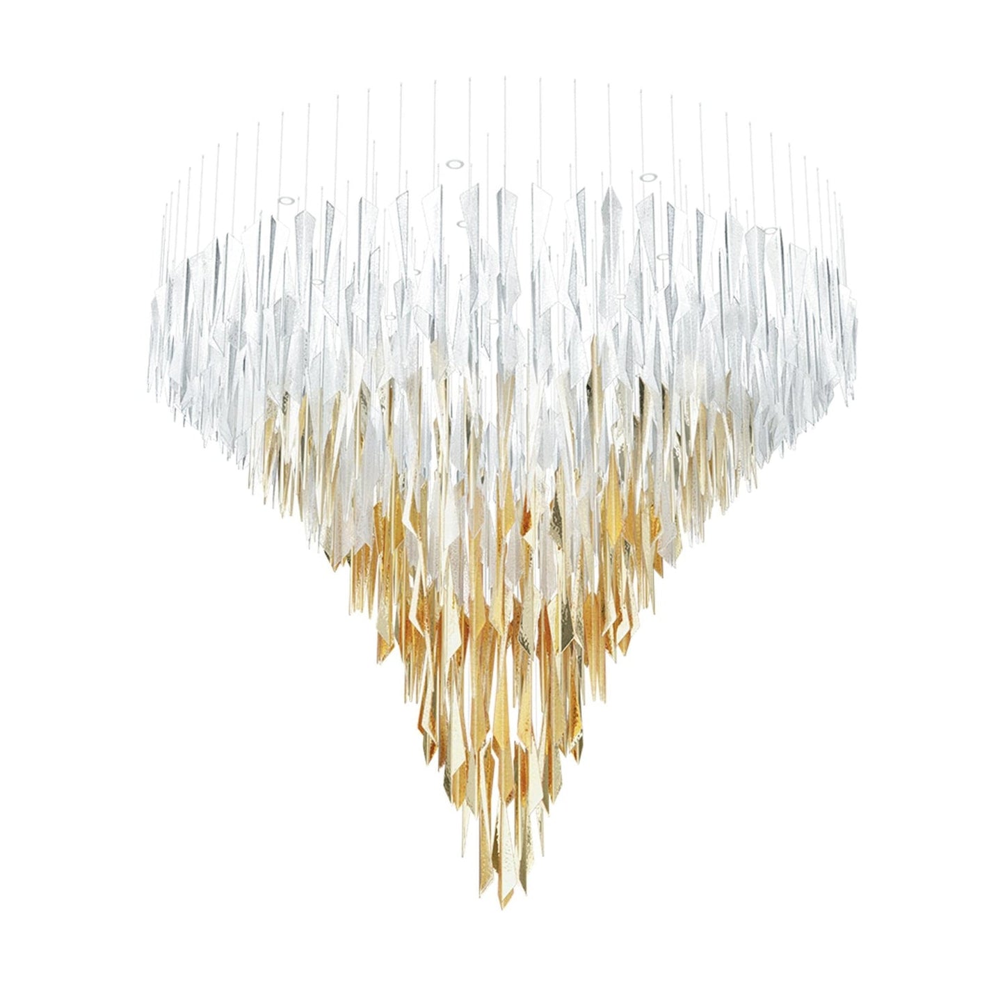Elegant Breeze Chandelier - Adjustable Height, Energy-Efficient LED Li