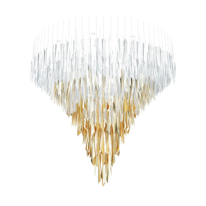 Elegant Breeze Chandelier - Adjustable Height, Energy-Efficient LED Li