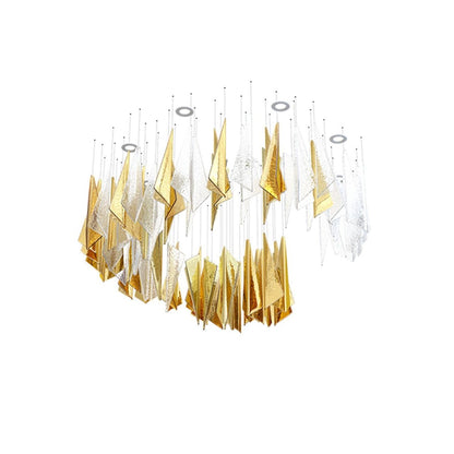 Elegant Breeze Chandelier - Adjustable Height, Energy-Efficient LED Li