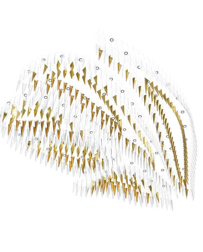 Elegant Breeze Chandelier - Adjustable Height, Energy-Efficient LED Li
