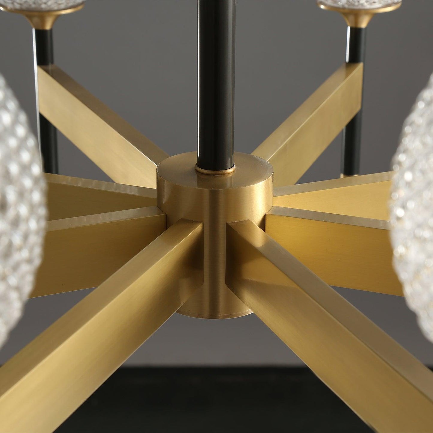 Breton Chandelier - Elegant Design with Adjustable Height & LED Compat
