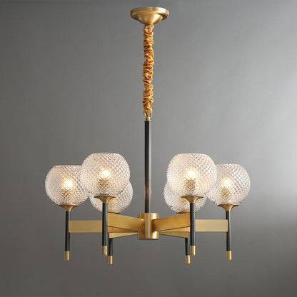 Breton Chandelier - Elegant Design with Adjustable Height & LED Compat