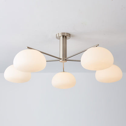 Briette Modern Chandelier - Adjustable Height, Elegant Crystal Accents