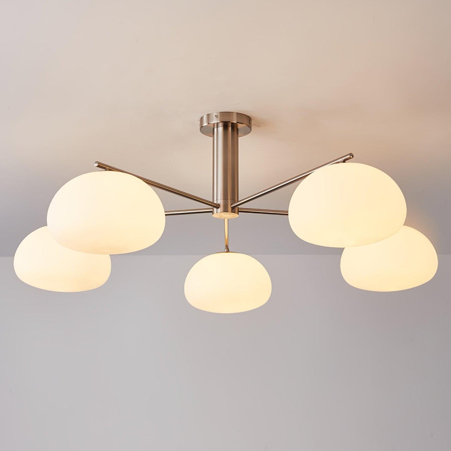 Briette Modern Chandelier - Adjustable Height, Elegant Crystal Accents
