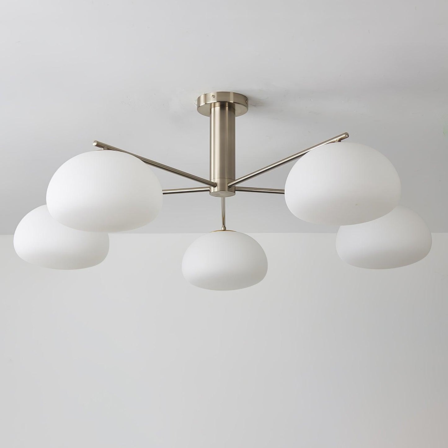 Briette Modern Chandelier - Adjustable Height, Elegant Crystal Accents