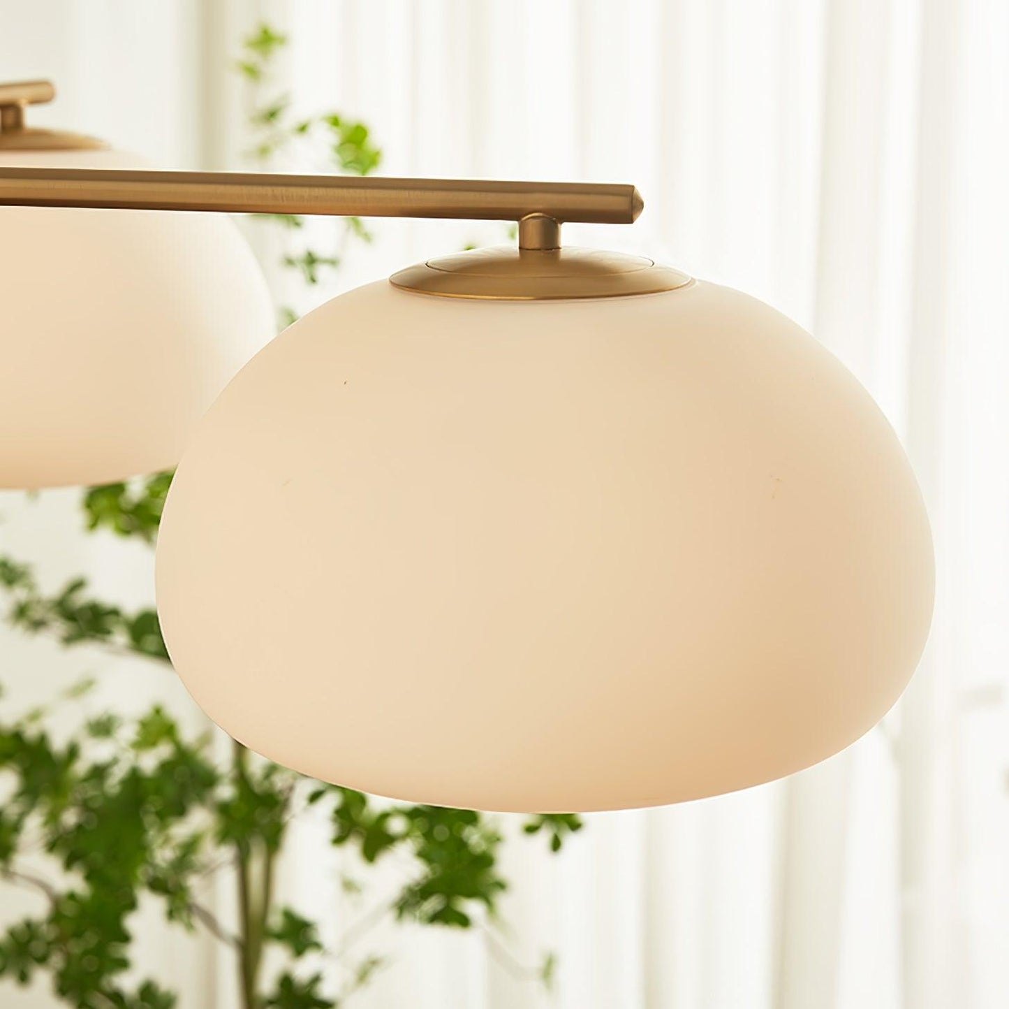 Briette Modern Chandelier - Adjustable Height, Elegant Crystal Accents