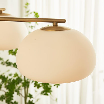 Briette Modern Chandelier - Adjustable Height, Elegant Crystal Accents