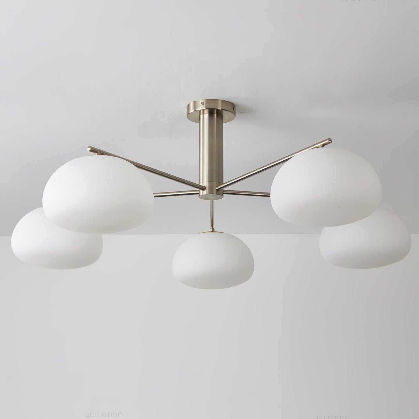 Briette Modern Chandelier - Adjustable Height, Elegant Crystal Accents