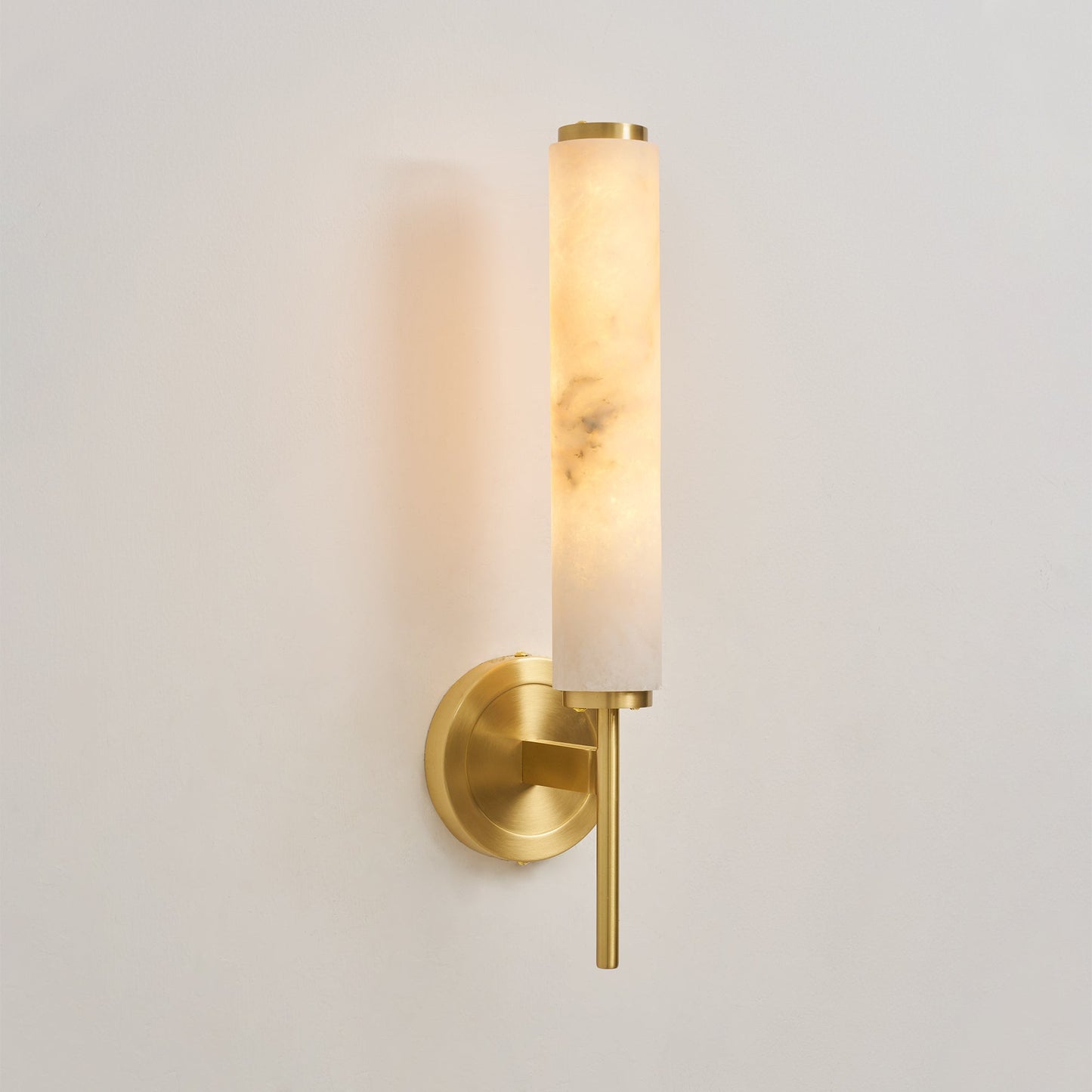 Brindisi Alabaster Wall Sconce - Elegant Lighting with Adjustable Brig