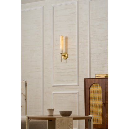 Brindisi Alabaster Wall Sconce - Elegant Lighting with Adjustable Brig