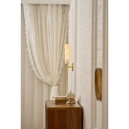 Brindisi Alabaster Wall Sconce - Elegant Lighting with Adjustable Brig