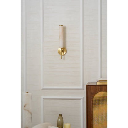 Brindisi Alabaster Wall Sconce - Elegant Lighting with Adjustable Brig