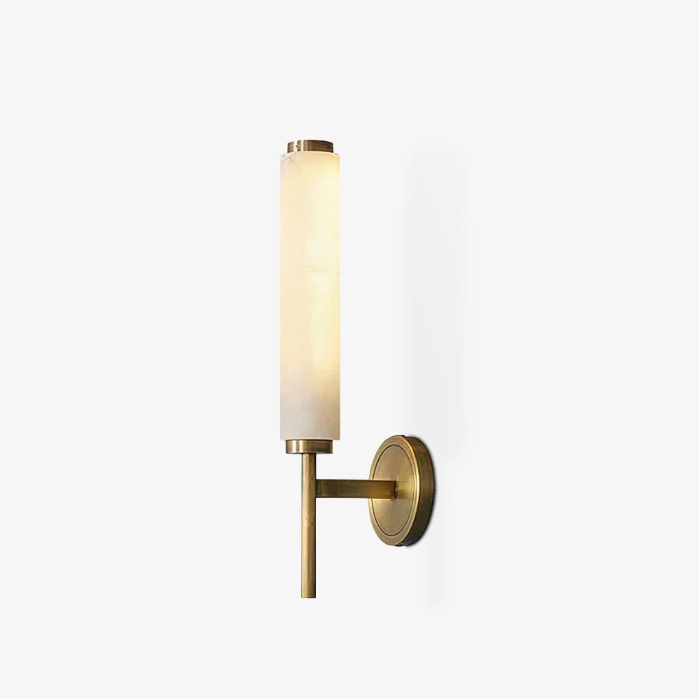 Brindisi Alabaster Wall Sconce - Elegant Lighting with Adjustable Brig