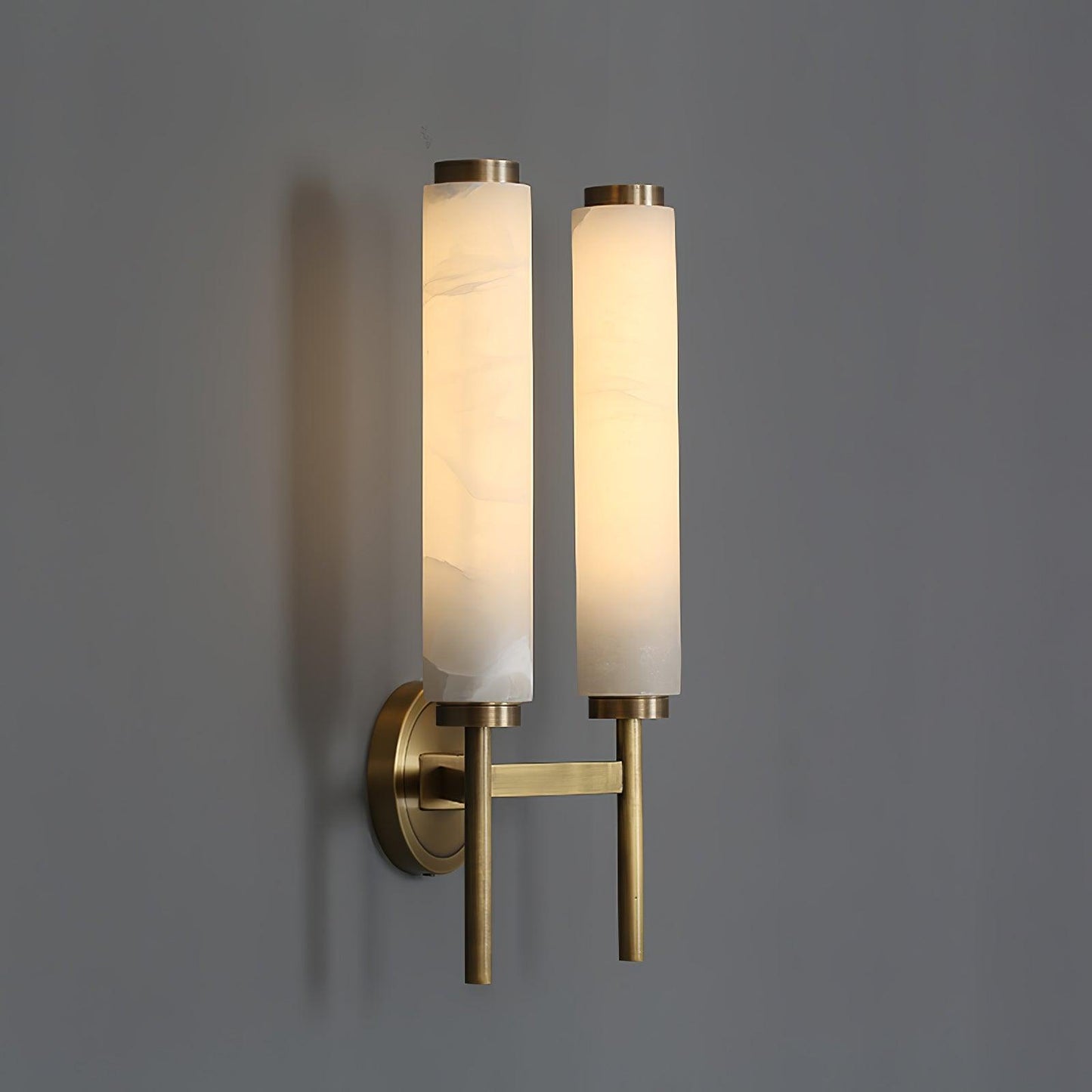 Brindisi Alabaster Wall Sconce - Elegant Lighting with Adjustable Brig