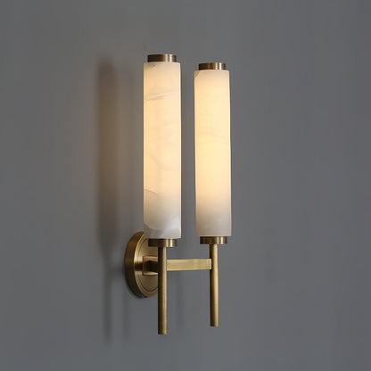 Brindisi Alabaster Wall Sconce - Elegant Lighting with Adjustable Brig