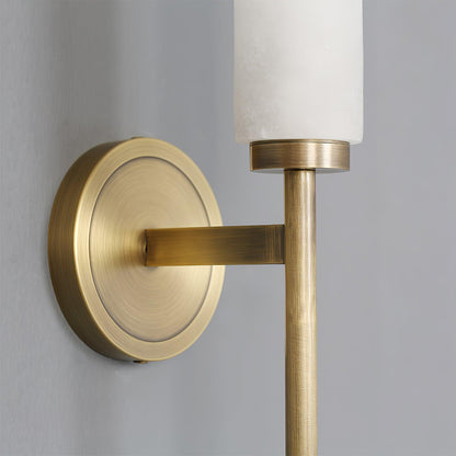 Brindisi Alabaster Wall Sconce - Elegant Lighting with Adjustable Brig