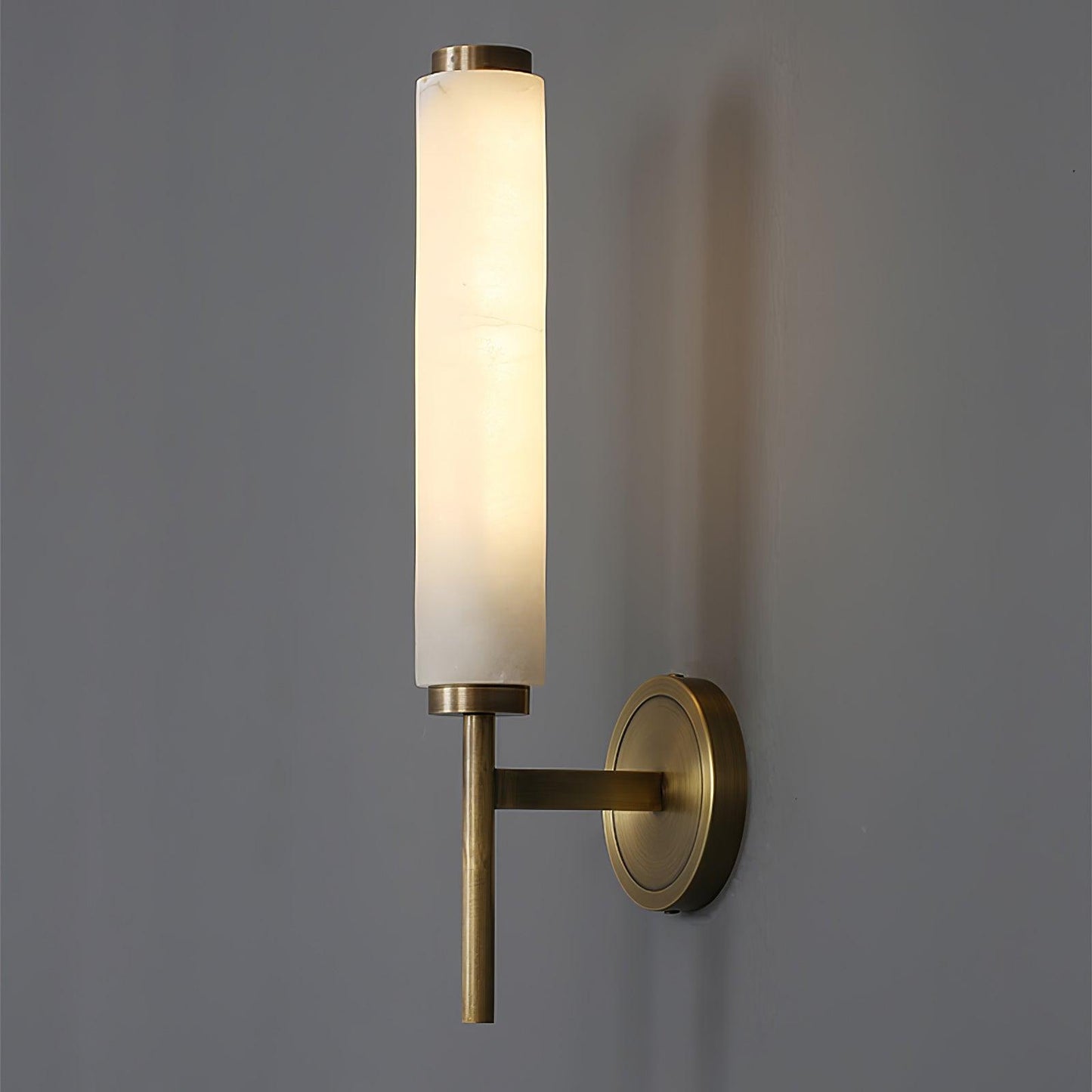 Brindisi Alabaster Wall Sconce - Elegant Lighting with Adjustable Brig