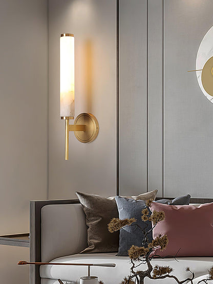 Brindisi Alabaster Wall Sconce - Elegant Lighting with Adjustable Brig