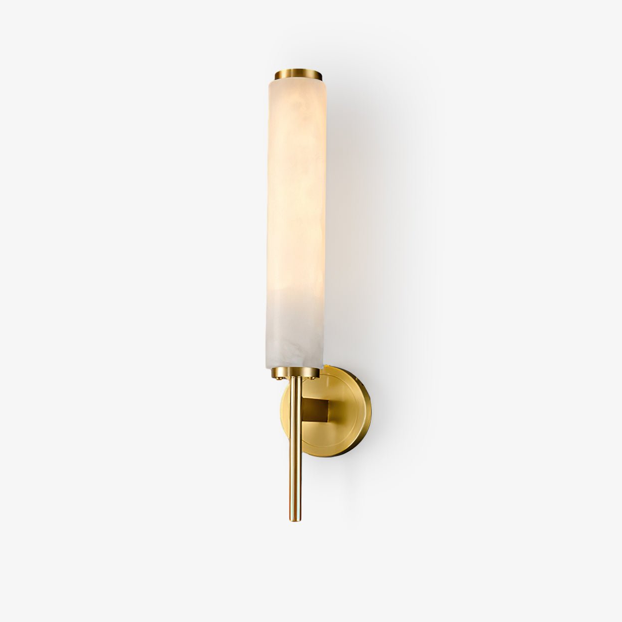 Brindisi Alabaster Wall Sconce - Elegant Lighting with Adjustable Brig