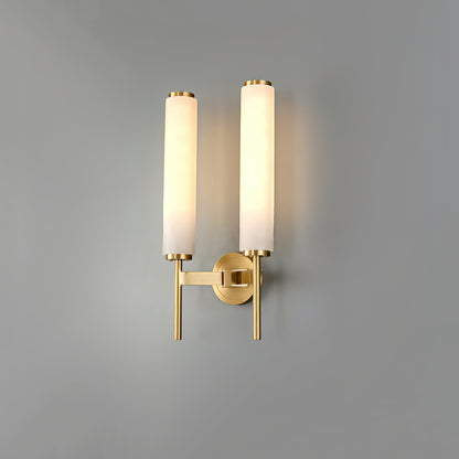 Brindisi Alabaster Wall Sconce - Elegant Lighting with Adjustable Brig