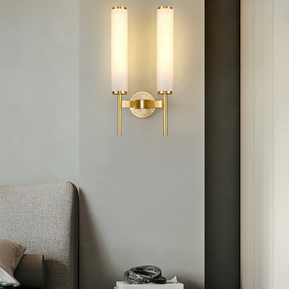 Brindisi Alabaster Wall Sconce - Elegant Lighting with Adjustable Brig