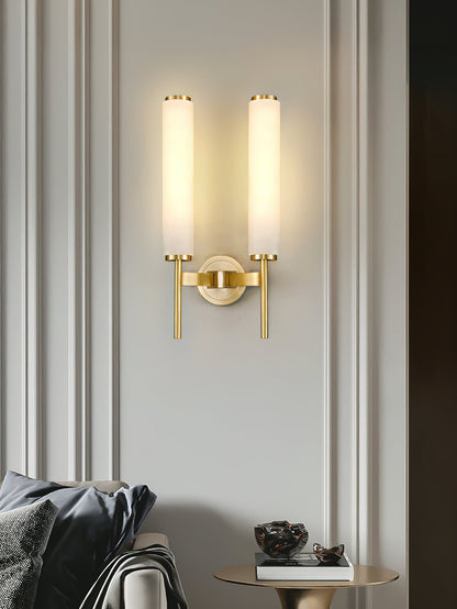 Brindisi Alabaster Wall Sconce - Elegant Lighting with Adjustable Brig