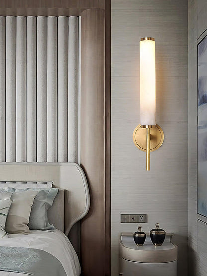 Brindisi Alabaster Wall Sconce - Elegant Lighting with Adjustable Brig