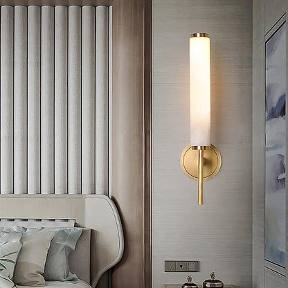 Brindisi Alabaster Wall Sconce - Elegant Lighting with Adjustable Brig