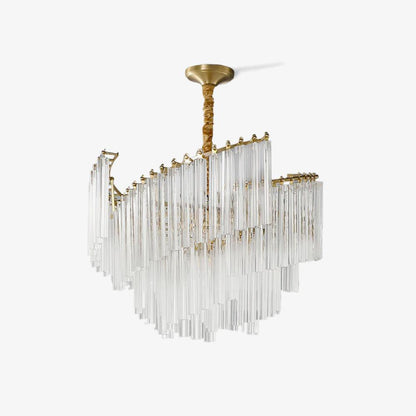 Brinicle Chandelier - Elegant Crystal Design with Adjustable Brightnes