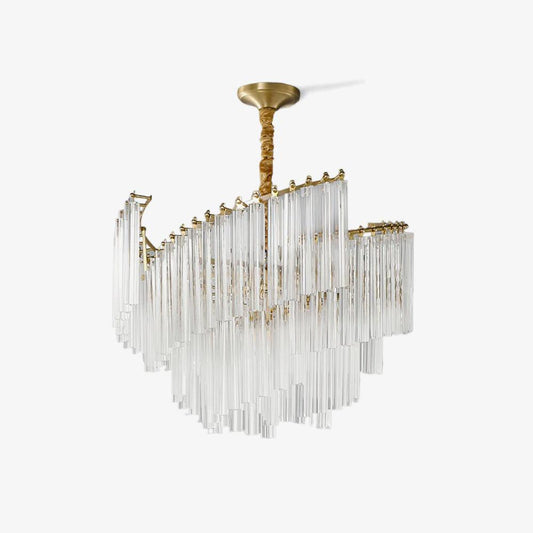 Brinicle Chandelier - Elegant Crystal Design with Adjustable Brightnes