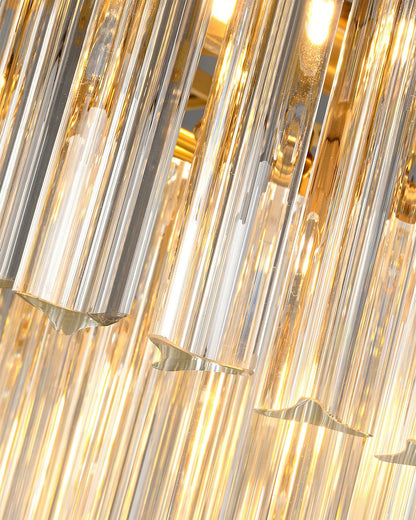 Brinicle Chandelier - Elegant Crystal Design with Adjustable Brightnes